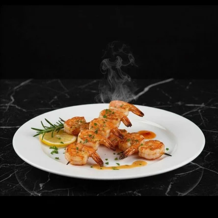 Креветки гриль