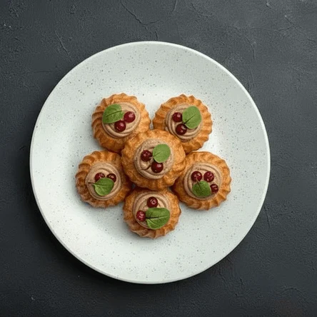 Профитроли с паштетом