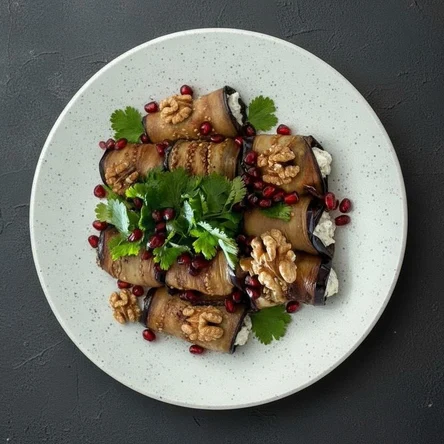 Рулетики из баклажанов