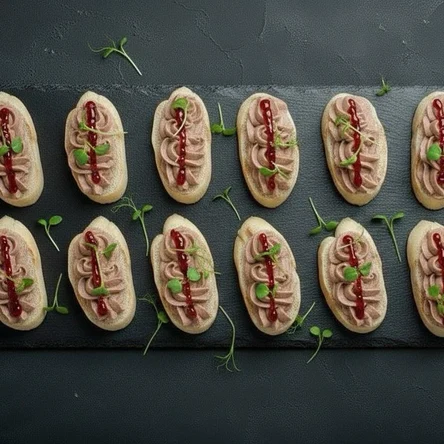 Брускетта с паштетом